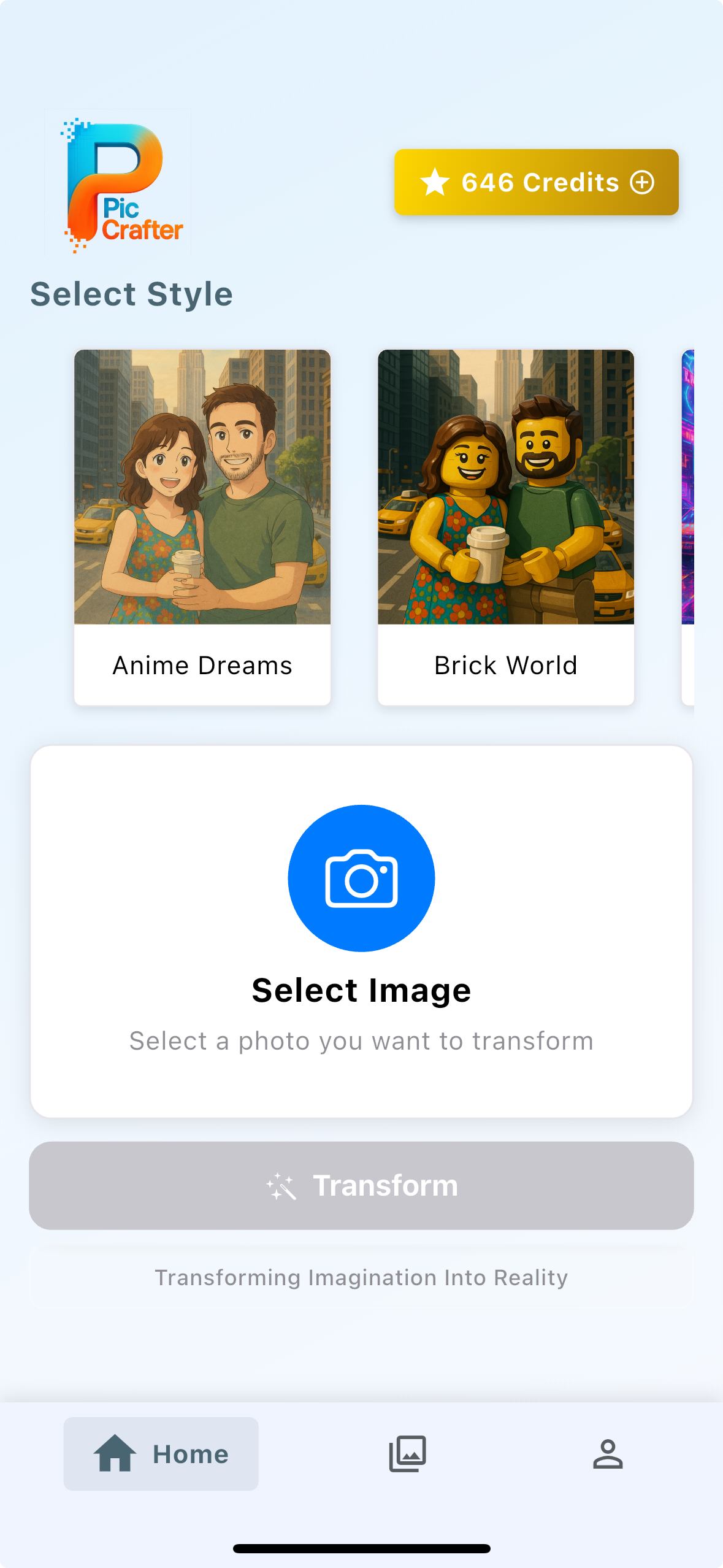 PicCrafter App Screenshot